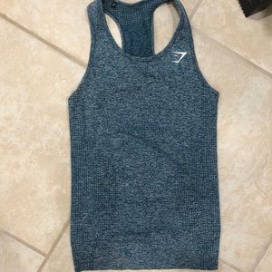 Gymshark tank teal size small